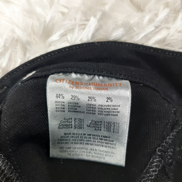 Citizens of Humanity Wax Coated Logan Moto Jeans - Picture 11 of 12